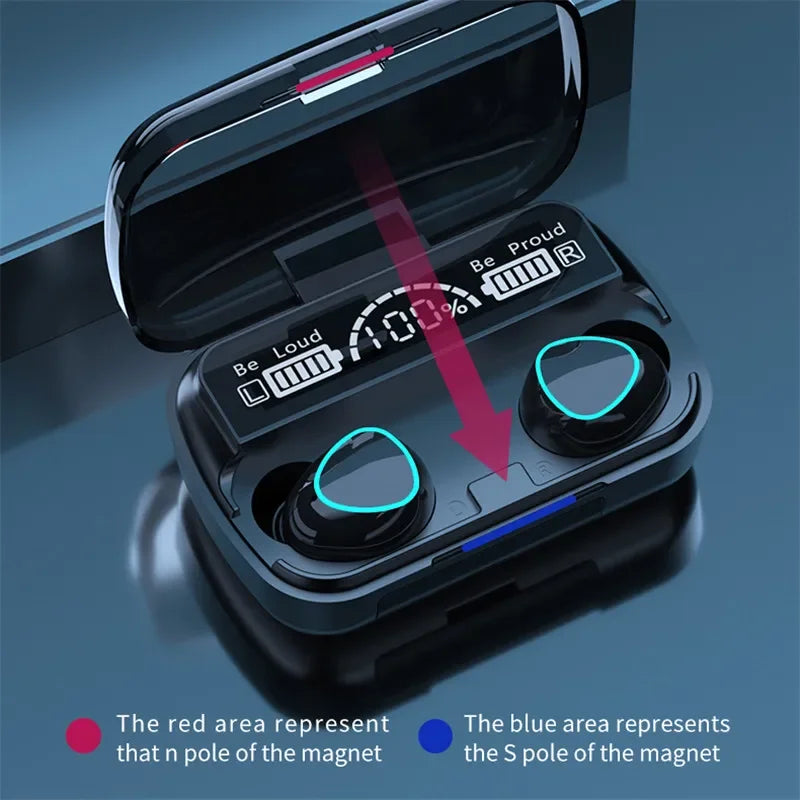 Best-Selling: TWS Wireless Earbuds With Charging Case – Deep Bass Sound