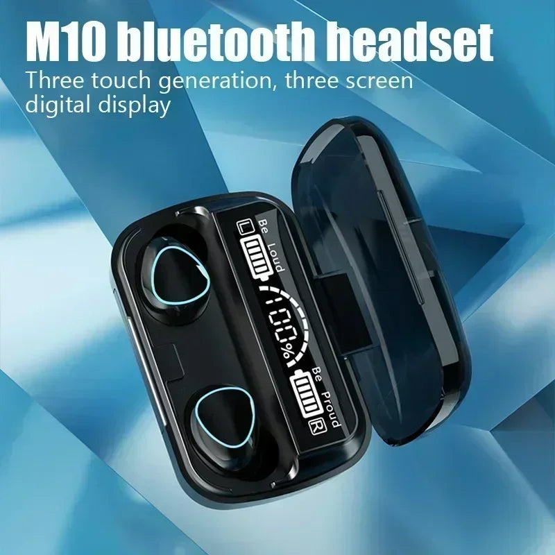 Bluetooth 5.1 Wireless Earbuds HiFi With LED Display
