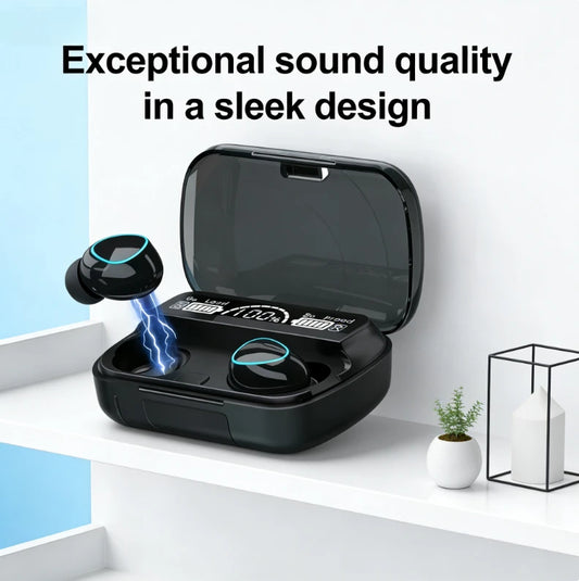 Bluetooth 5.1 Wireless Earbuds HiFi With LED Display
